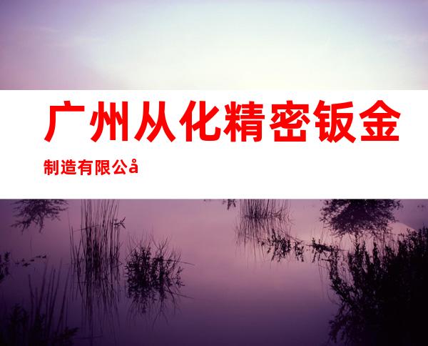 广州从化精密钣金制造有限公司
